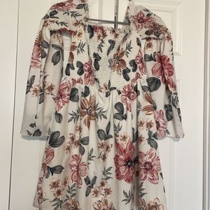 Off the shoulder dress